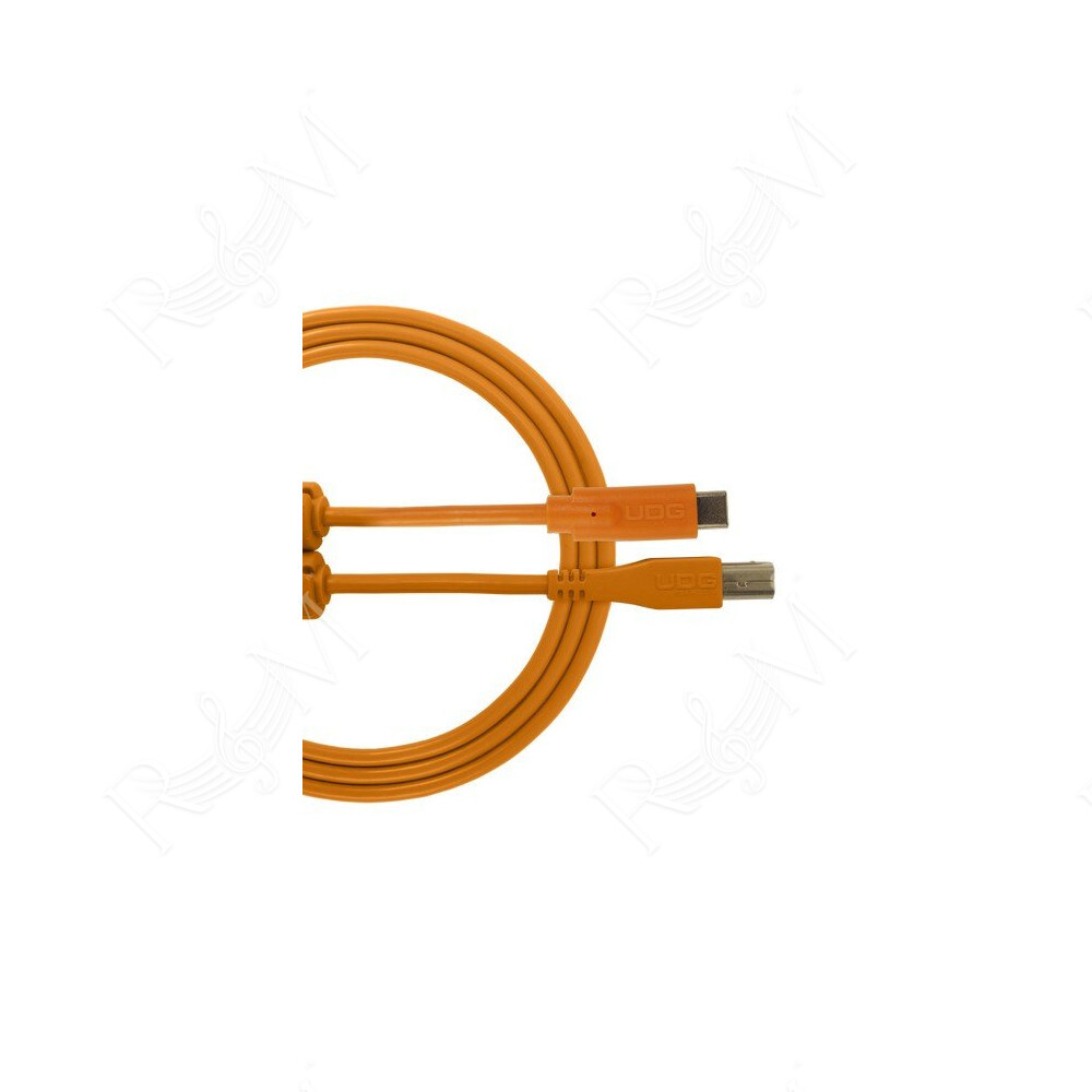 U96001OR - ULTIMATE AUDIO CABLE USB 2.0 C-B ORANGE STRAIGHT 1,5M