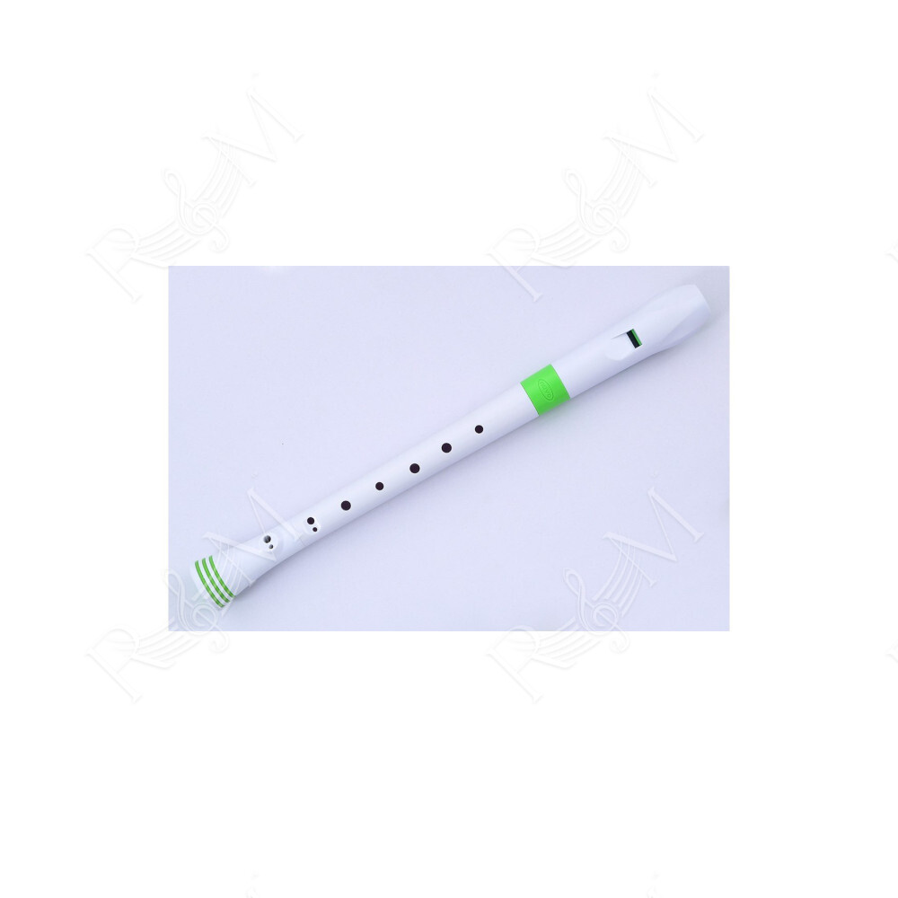 SOPRANO RECORDER-DITEGGIATURA BAROCCA (BIANCO/VERDE)