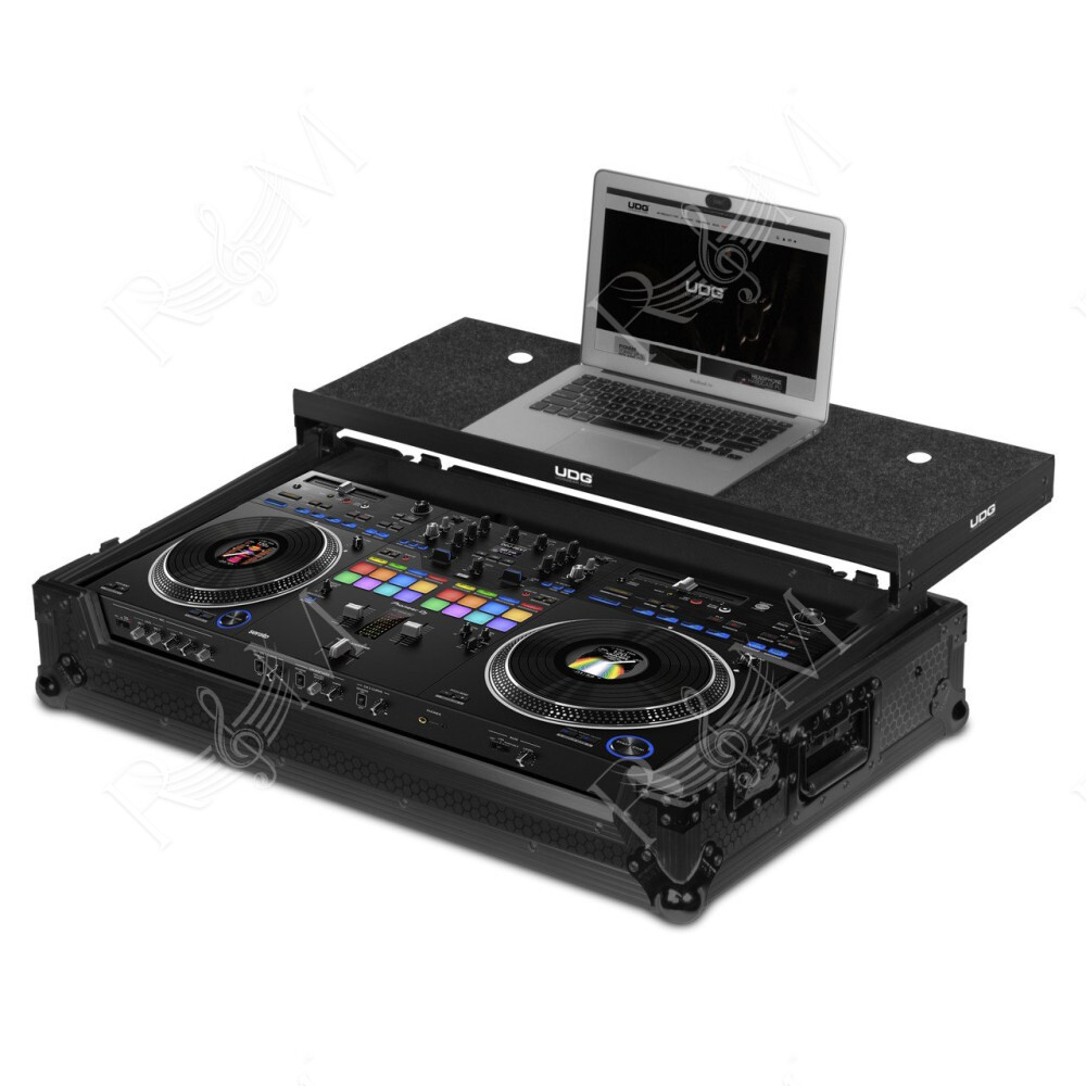 U91077BL UDG ULTIMATE FLIGHT CASE PIONEER DDJ-REV7 BLK PLUS (L&W)