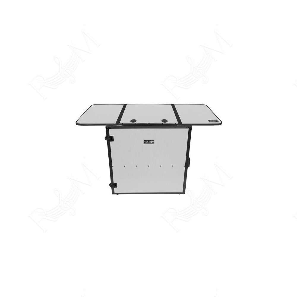 U91049WH2 - ULTIMATE FOLD OUT DJ TABLE WHITE MK2 PLUS (W)