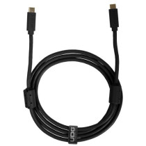 U99001BL - UDG ULTIMATE AUDIO CABLE USB 3.2 C-C BLACK STRAIGHT 1,5M