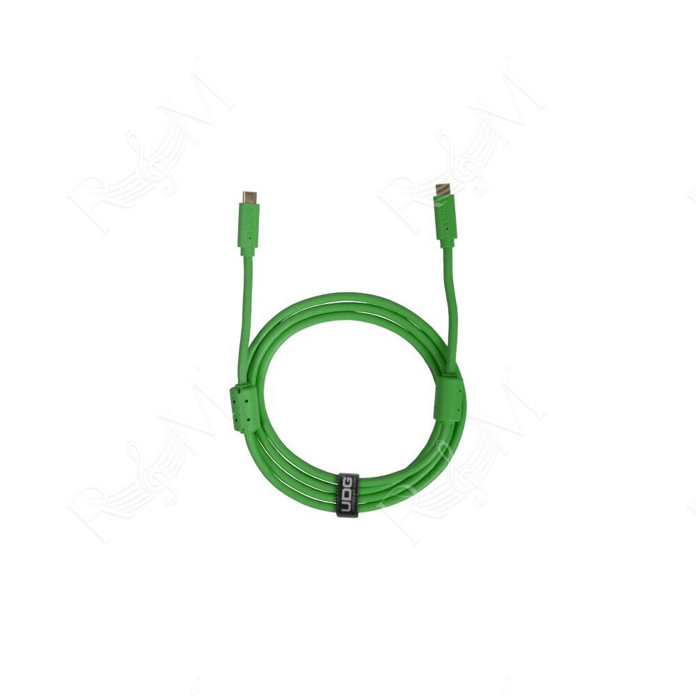 U99001GR - UDG ULTIMATE AUDIO CABLE USB 3.2 C-C GREEN STRAIGHT 1,5M