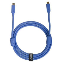 U99001LB - UDG ULTIMATE AUDIO CABLE USB 3.2 C-C BLUE STRAIGHT 1,5M