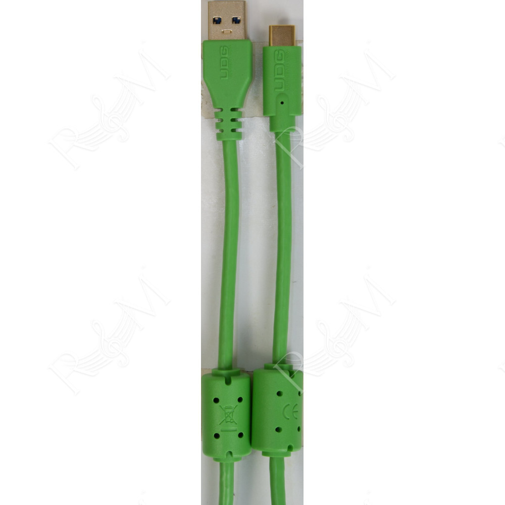 U98001GR - ULTIMATE AUDIO CABLE USB 3.0 C-A GREEN STRAIGHT 1,5M