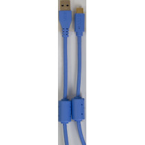 U98001LB - ULTIMATE AUDIO CABLE USB 3.0 C-A BLUE STRAIGHT 1,5M