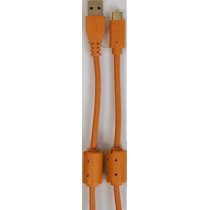 U98001OR - ULTIMATE AUDIO CABLE USB 3.0 C-A ORANGE STRAIGHT 1,5M