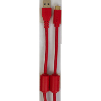 U98001RD - ULTIMATE AUDIO CABLE USB 3.0 C-A RED STRAIGHT 1,5M