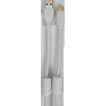 U98001WH - ULTIMATE AUDIO CABLE USB 3.0 C-A WHITE STRAIGHT 1,5M
