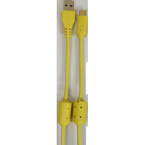 U98001YL - ULTIMATE AUDIO CABLE USB 3.0 C-A YELLOW STRAIGHT 1,5M
