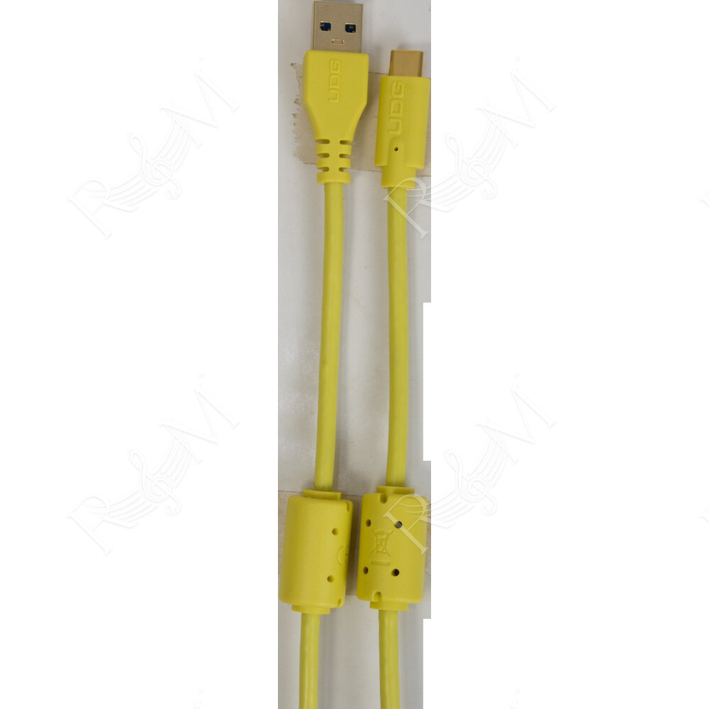 U98001YL - ULTIMATE AUDIO CABLE USB 3.0 C-A YELLOW STRAIGHT 1,5M