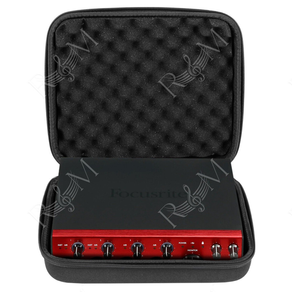 U8507BL - CREATOR FOCUSRITE SCARLETT 2I2/4I4+4PRE/2PRE HARDCASE BLACK