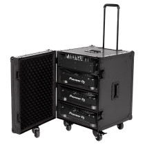 U91101BL - ULTIMATE FLIGHT CASE FOR SET CDJ/MIXER BLACK PLUS (T&SW)