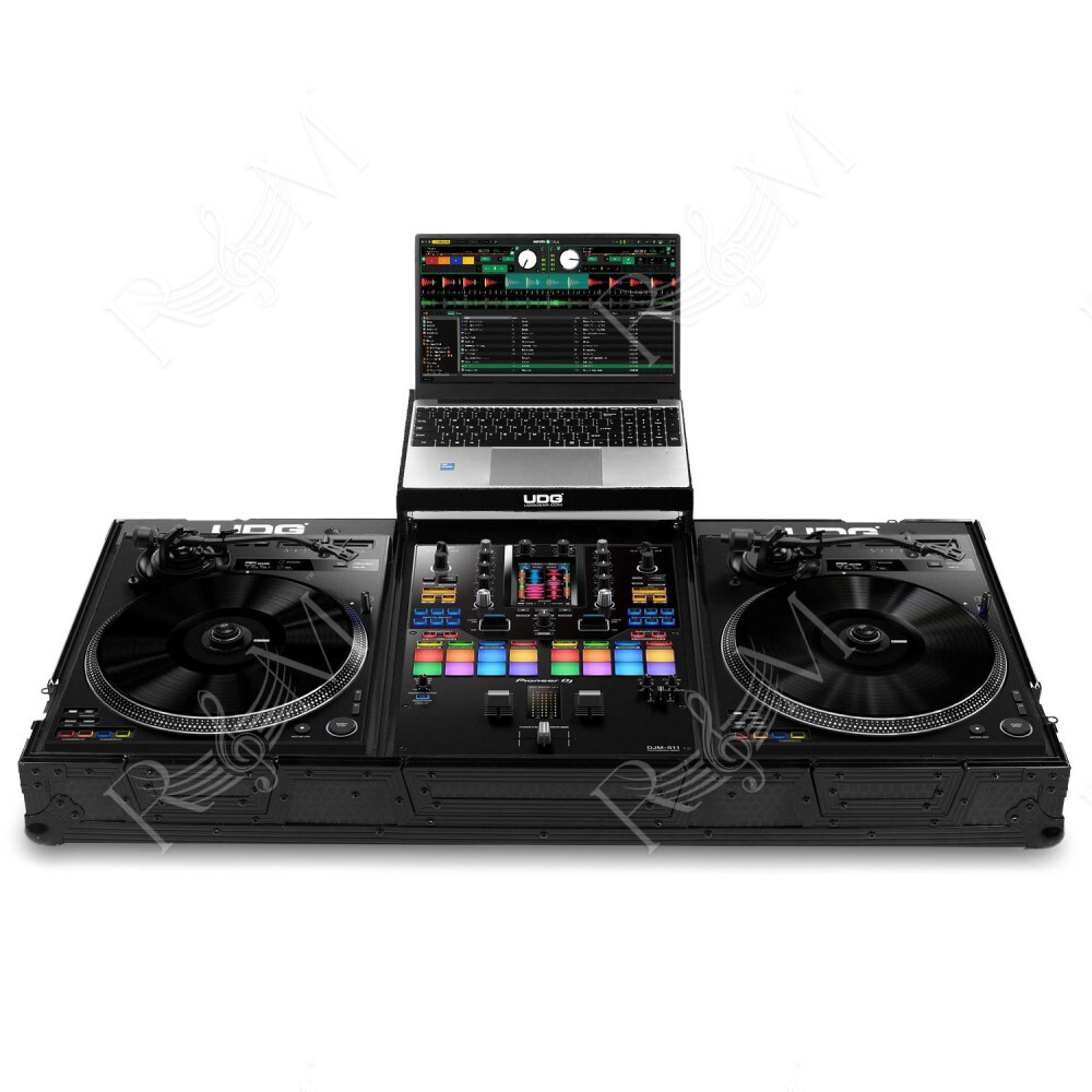 U91098BL - ULTIMATE FLIGHT CASE SET PIONEER PLX-CRSS12+10"/12" MIXER PLUS