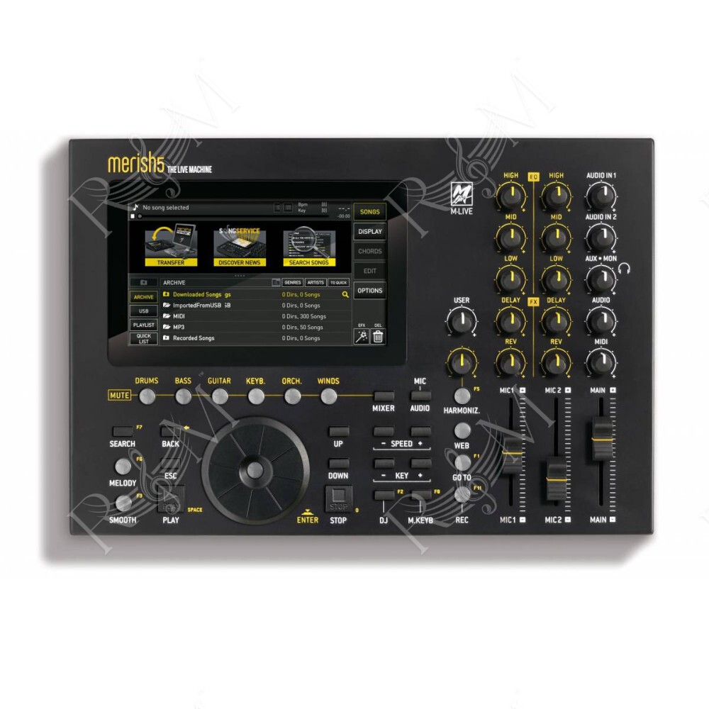 M-Live Merish 5 X2 | Player Professionale per Basi Musicali Live