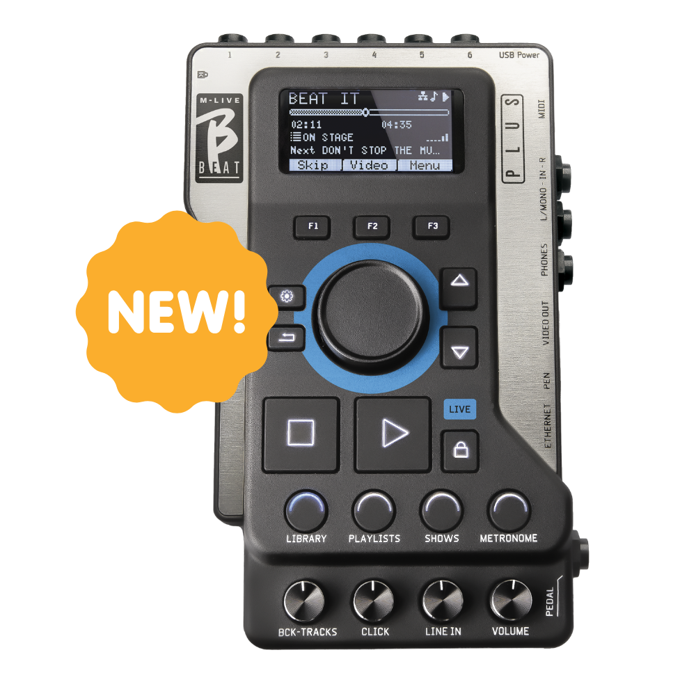 M-LIVE B.Beat Plus 256GB | Player Backing Track, MIDI e Video per Live