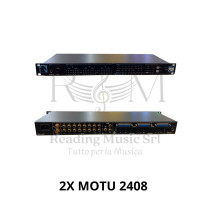 MOTU 2408 MKII + 2 MOTU 2408 + PCI-324 | Usato ⭐