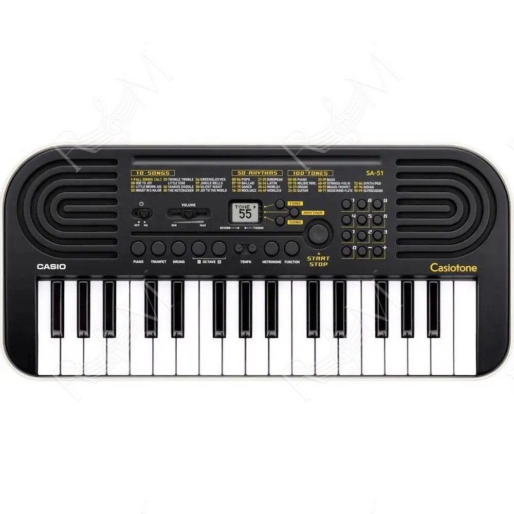 CASIO SA-51 Mini Tastiera 32 Tasti | 100 Suoni e 50 Ritmi
