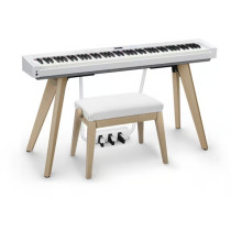 CASIO PX-S7000WESET Privia Piano Digitale 88 Tasti + Panca BG50
