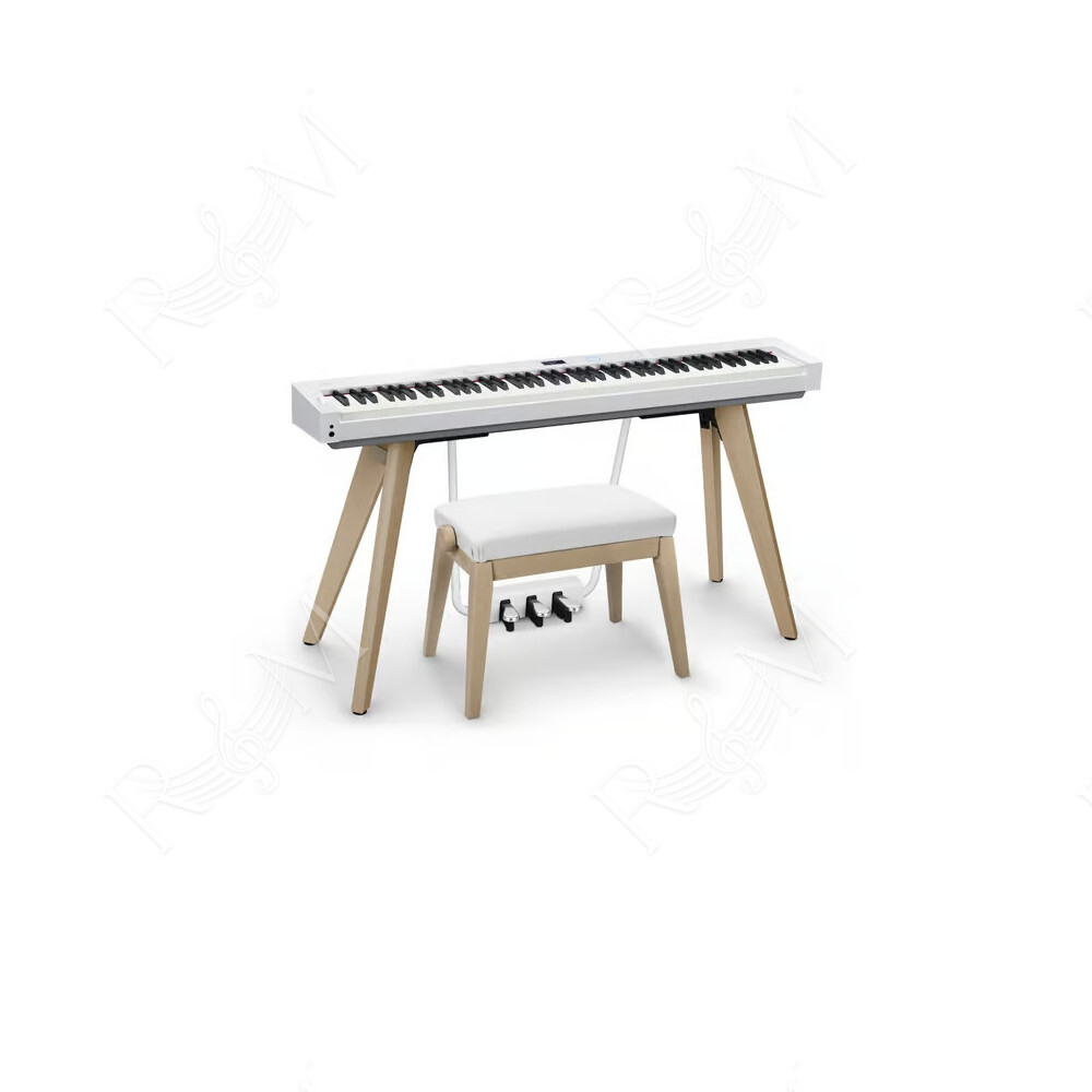 CASIO PX-S7000WESET Privia Piano Digitale 88 Tasti + Panca BG50