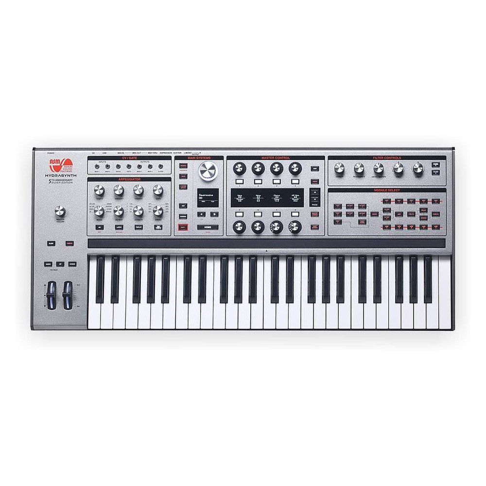 Asm Hydrasynth Keyboard 5Th Ann Silver Ed Promo