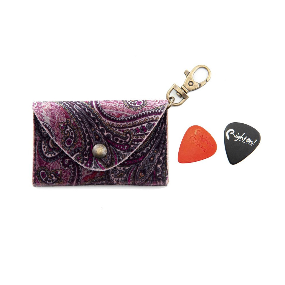 Righton! Straps Pick Pounch Paisley Burgundy
