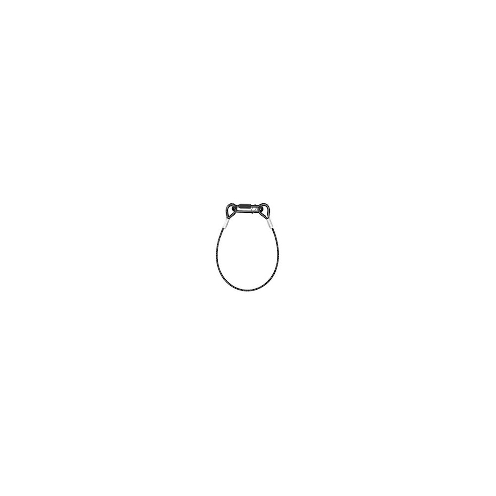 SAF35 Safety Cable 35cmx3mm 30kg BLK