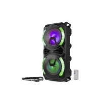 LIVE280 KaraokeStation 2x8BT Batt/2mic