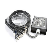 CX160 Stage Snake XLR 12 F+4 M 15m