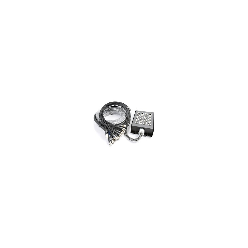 CX160 Stage Snake XLR 12 F+4 M 15m