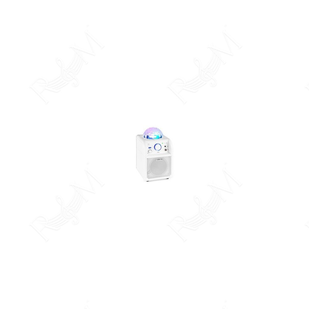 SBS50W BT Karaoke Sp Mic LED WHT