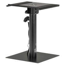 Robusto supporto per monitor da tavolo che fornisce un sostegno molto stabile. Altezza e inclinazione regolabili. Disponibile ne