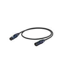 Cavo professionale esoterico bilanciato con connessioni presa volante XLR 3P Neutrik - spina volante XLR 3P Neutrik con contatti