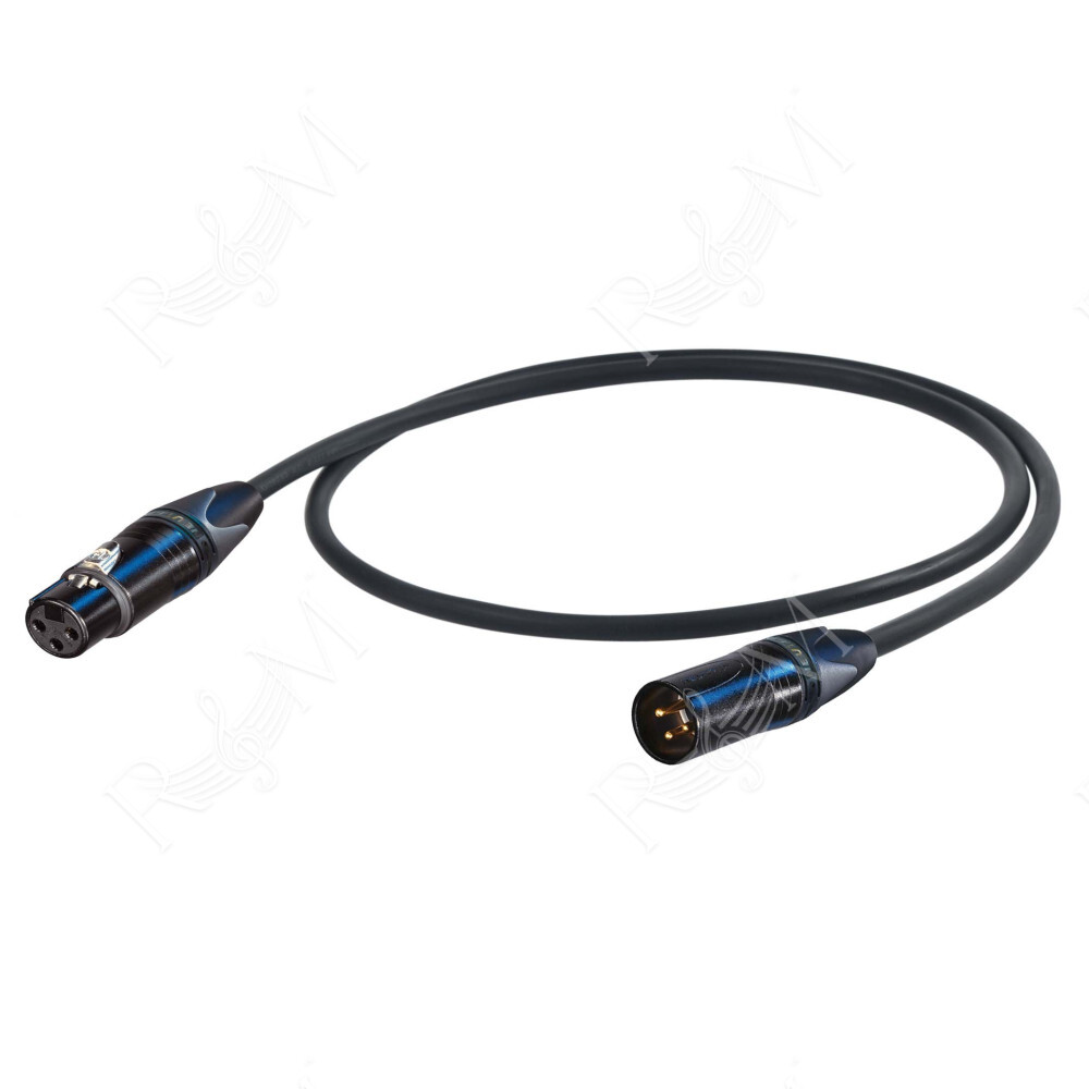Cavo professionale STARQUAD esoterico bilanciato con connessioni presa volante XLR 3P Neutrik - spina volante XLR 3P Neutrik con