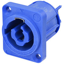 Spina da pannello NEUTRIK powerCON di potenza 20A, blue, power-in system, 3 poli.