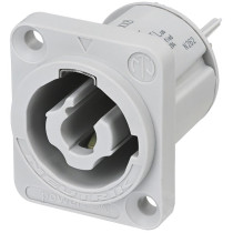 Spina da pannello NEUTRIK powerCON di potenza 20A, blue, power-out system, 3 poli.