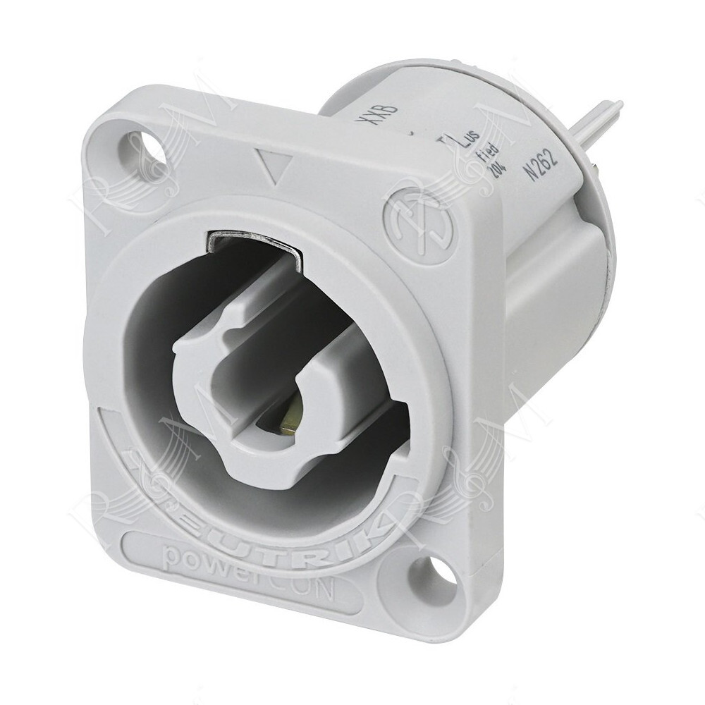 Spina da pannello NEUTRIK powerCON di potenza 20A, blue, power-out system, 3 poli.