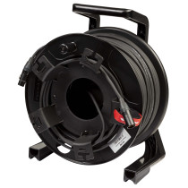 Avvolgitore professionale PROEL, con cavo DMXD234 - 2 x 0,34 mm² - assemblato con connettori NEUTRIK femminavolante NC3FXXBAG + 
