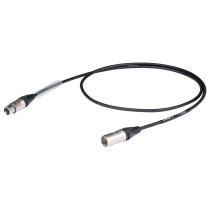 Cavo professionale DMX per segnale DMX512 con connessioni presa volante XLR 5P Neutrik - spina volante XLR 5P Neutrik/NC5FXX - D