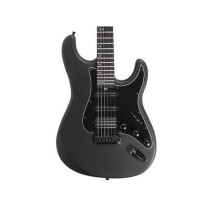Eko Aire Stealth Matt Black Chitarra Elettrica HSS 24 Tasti