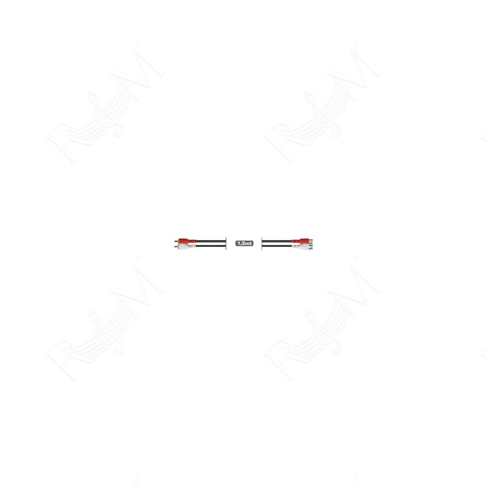 Prolunga Audio 2 RCA m /2 RCA f  1,5mt
