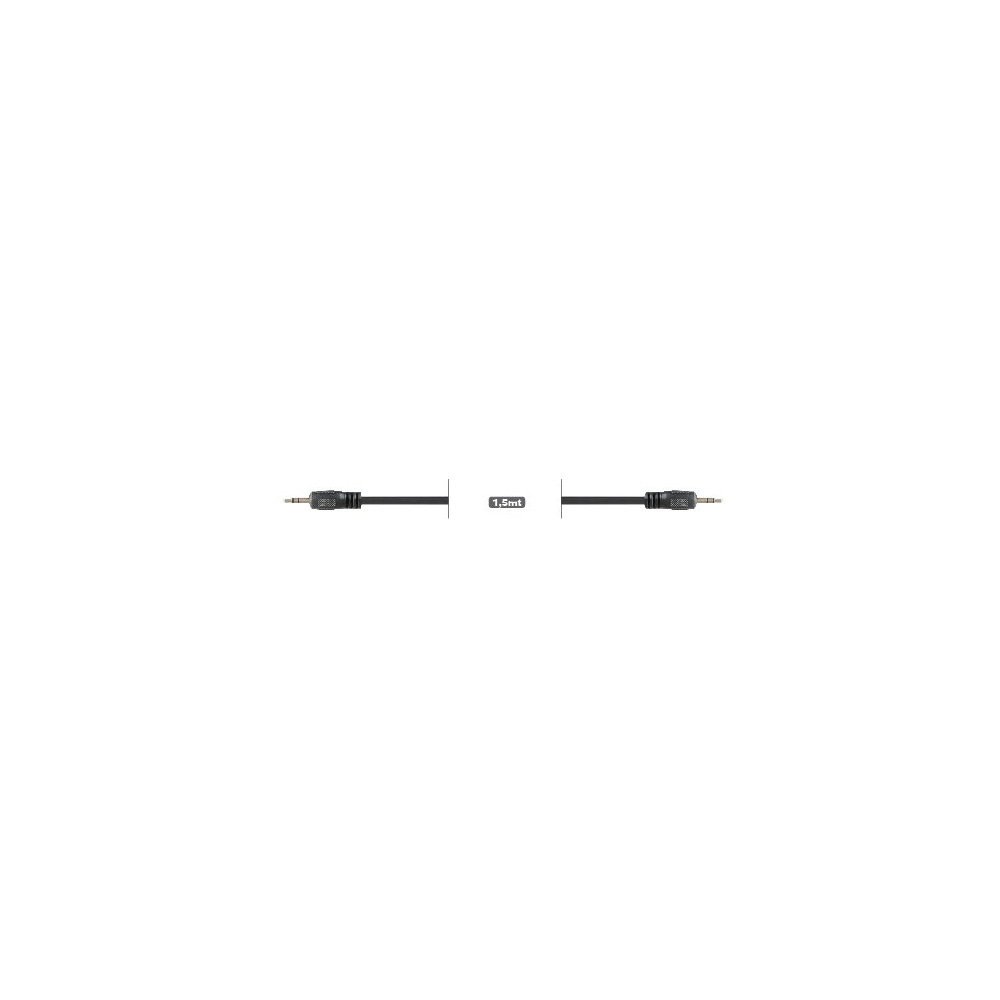 Cavo Audio JACK 3,5 mm X 2 stereo 1,5mt