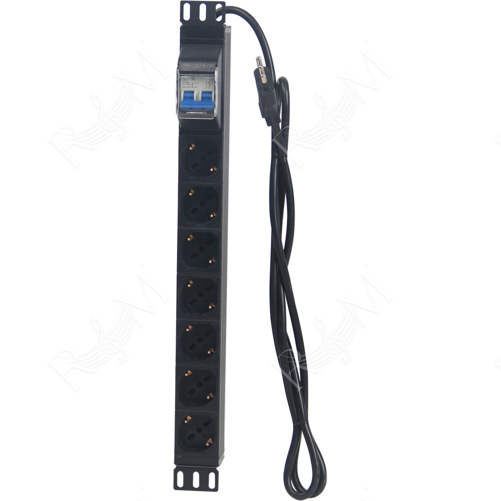 Multipresa rack 7 posti - Spina 16A