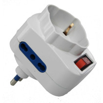 Adattatore Multipresa con interruttore