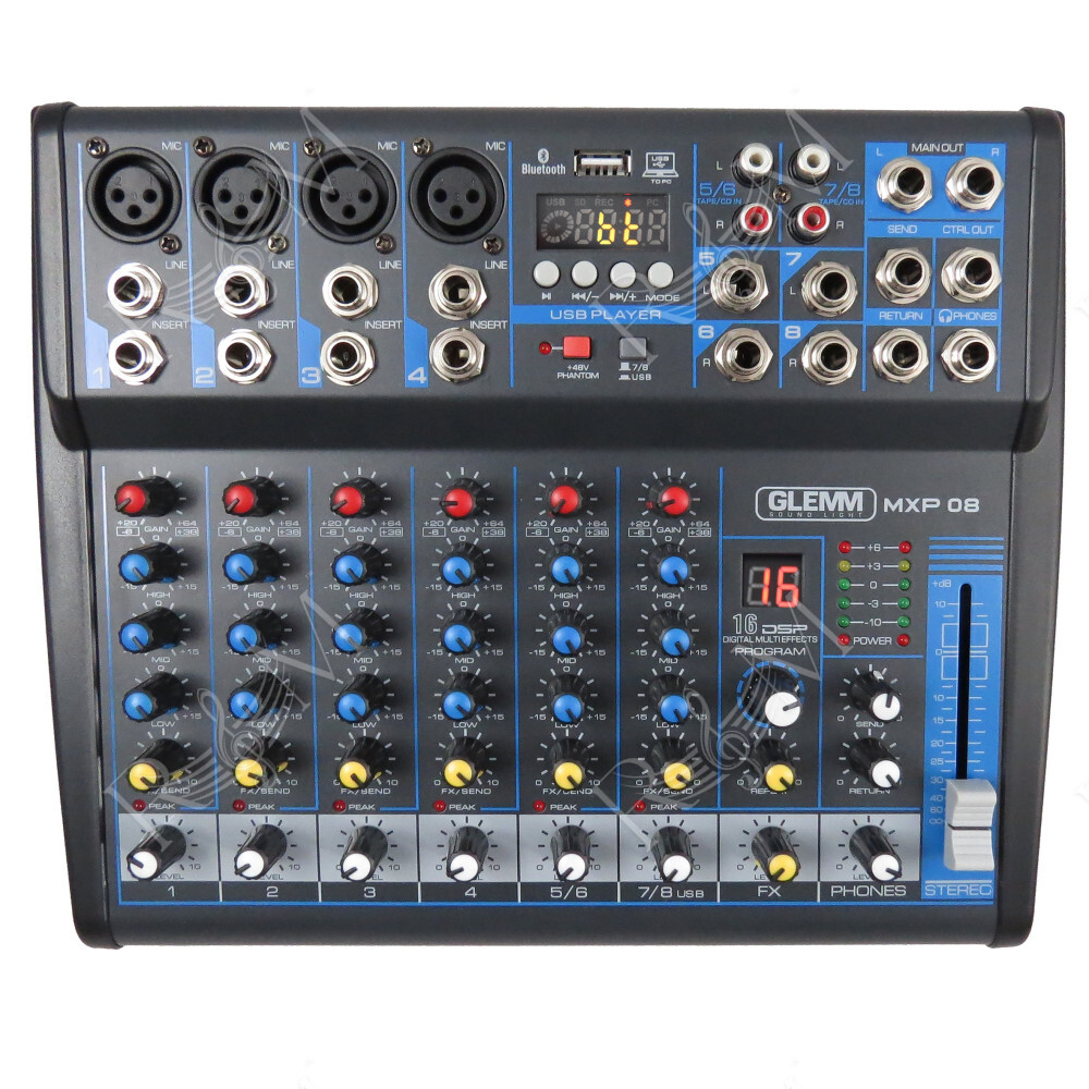 Mixer microfonico 8 canali