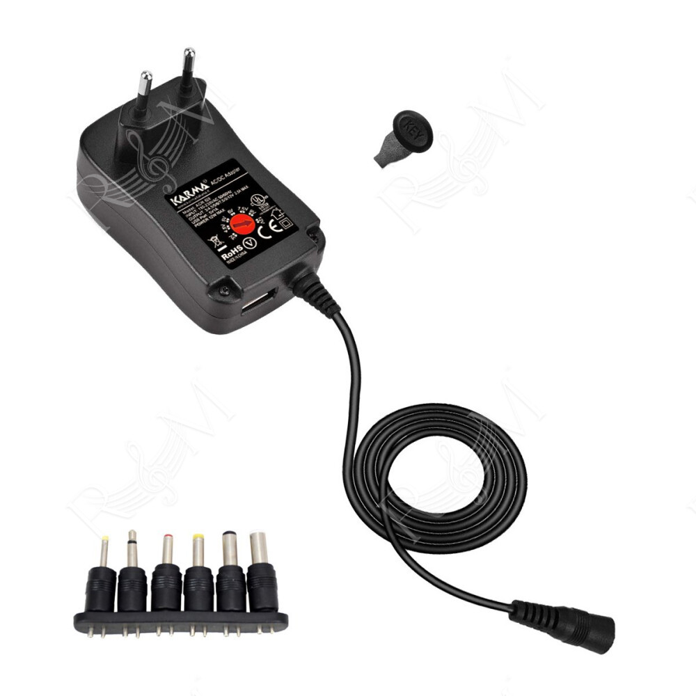 Alimentatore 30W 2500mA universale stabilizzato USB