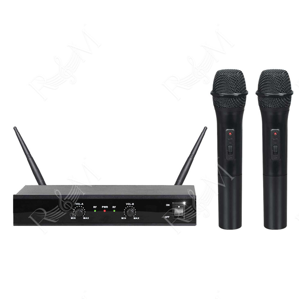 Doppio radiomicrofono palmare UHF