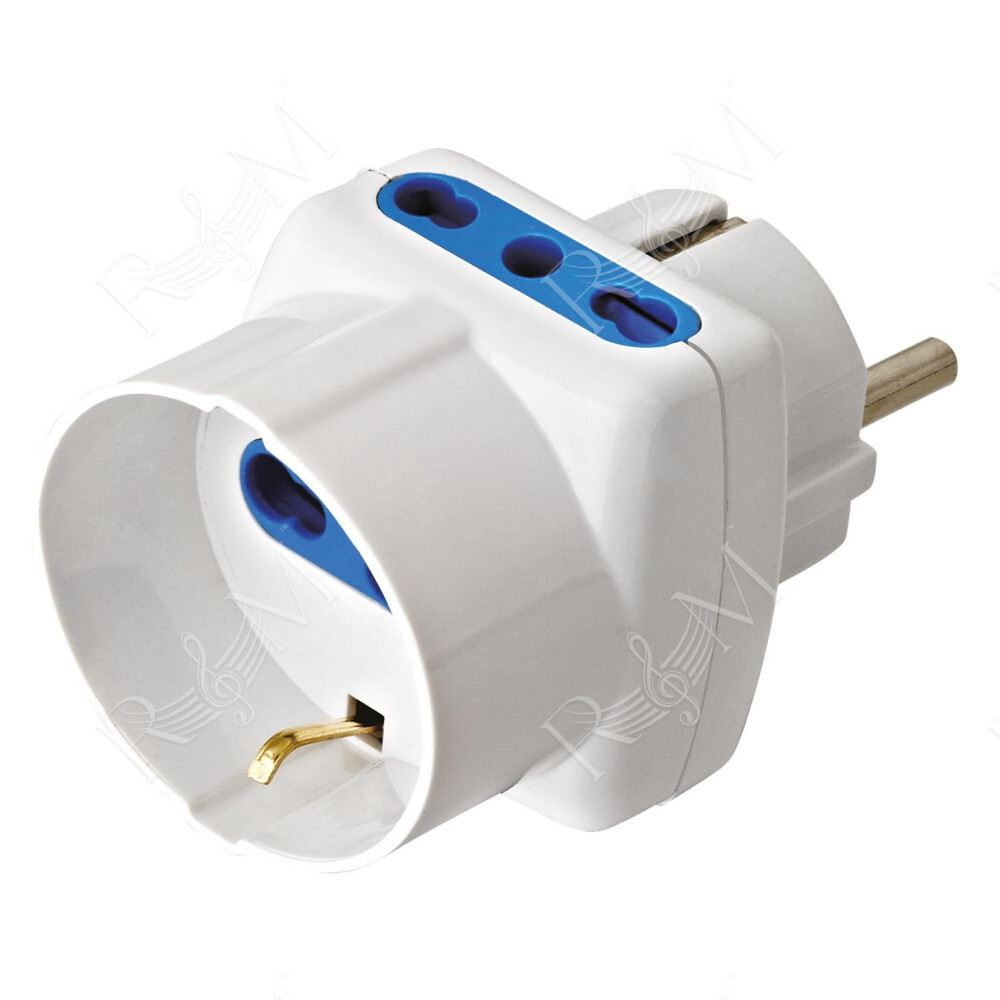 Adattatore multipresa con spina Schuko