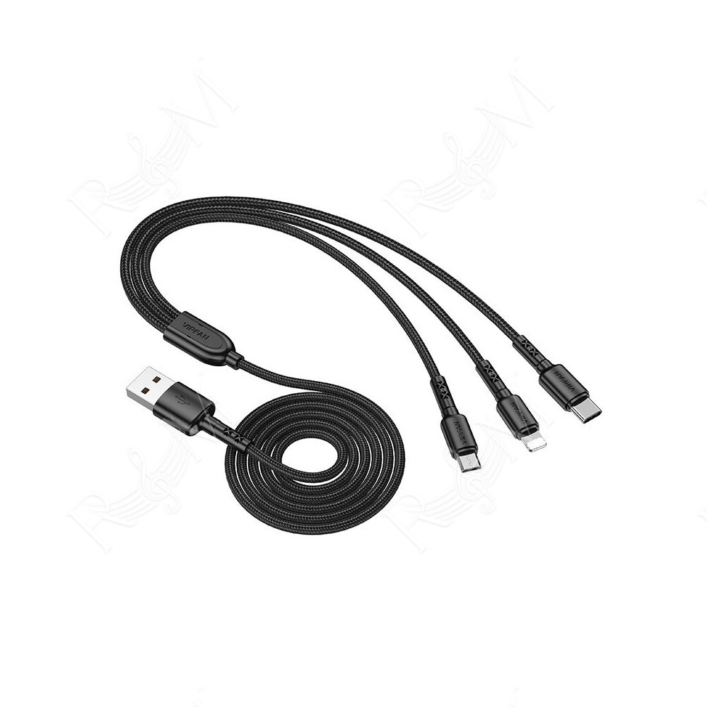 Cavo di ricarica veloce 3 in 1  3.5A