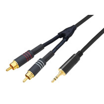Cavo 3,5mm ST / 2x RCA M  3mt