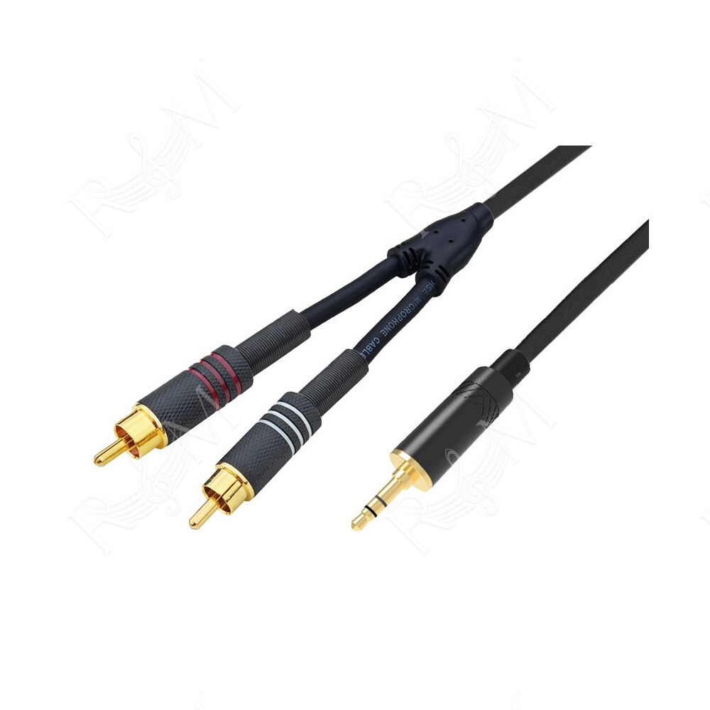 Cavo 3,5mm ST / 2x RCA M  3mt